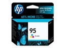 HP 95 - 7 ml - color (cian, magenta, amarillo) - original - cartucho de tinta - para Officejet 100, 100 L411, 150, 63XX, H470, K7100; Photosmart 25XX, 26XX, D5156; psc 23XX