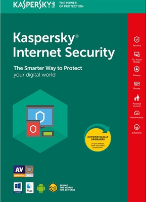 Kaspersky Internet Security - Licencia Base ESD - 5 Dispositivos - 3 Años