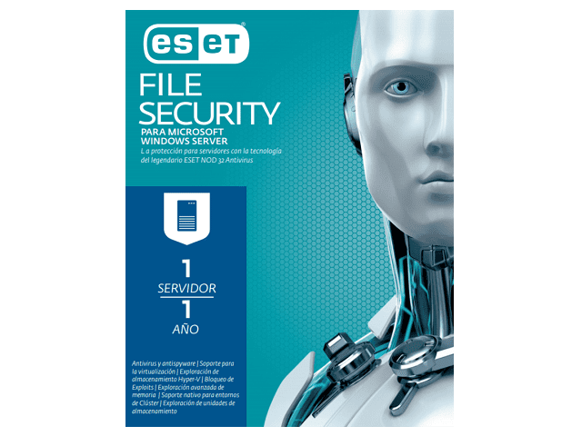ESET File Security - License - 1 year - 1 Server - Download - Windows/Linux - Multilanguage