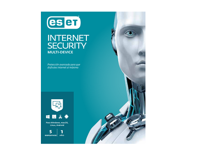ESET Internet Security - License - 1 year - 5 devices - Download - Windows/MacOS/Linux/Android - Multilanguage