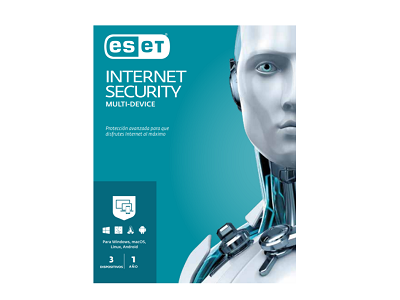 ESET Internet Security - License - 1 year - 3 devices - Download - Windows/MacOS/Linux/Android - Multilanguage