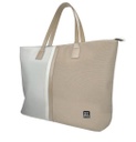 Klip Xtreme - Notebook carrying case and handbag - 15.6" - 1200D polyester - Beige/White - Ladies Bag