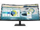 HP P34hc G4 - P-Series - monitor LED - curvado - 34" - 3440 x 1440 WQHD @ 60 Hz - VA - 250 cd/m² - 3500:1 - 5 ms - HDMI, DisplayPort, USB-C - altavoces - negro