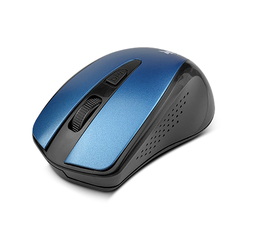 Xtech - XTM-315BL - Mouse - 2.4 GHz - Wireless - Blue - 4-button 1600dpi