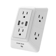 Forza - Surge protector - AC 110/220 V - 11 Tomas de Corriente - NEMA 3USB 5ft WH