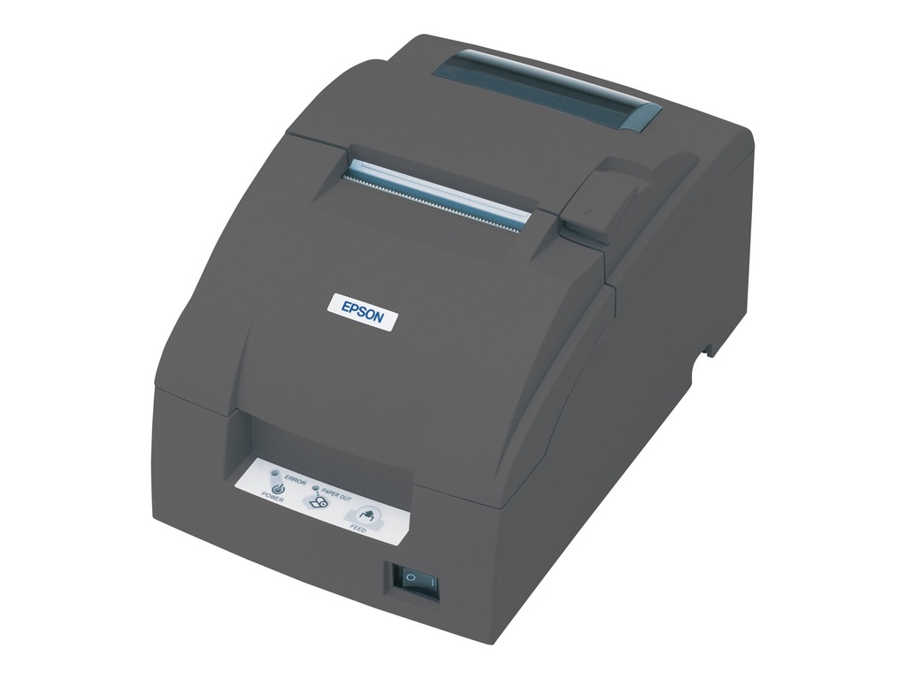 Epson TM U220PD - Impresora de recibos - bicolor (monocromático) - matriz de puntos - Rollo (7,6 cm) - 17,8 cpp - 9 espiga - hasta 6 líneas/segundo - capacidad: 1 rollo - paralelo - gris oscuro
