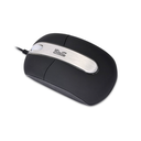 Klip Xtreme - Ratón - Cableado - PS/2 / USB - Negro / Plata