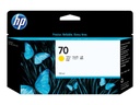 HP 70 - 130 ml - amarillo - original - DesignJet - cartucho de tinta - para DesignJet SD Pro MFP, Z2100, Z3100, Z3100ps, Z3200, Z3200ps, Z5200, Z5400