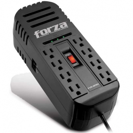 Forza FVR Series FVR-1211 - Regulador automático de voltaje - 1200 VA - 600 Watts  - 8 - CA 120 V