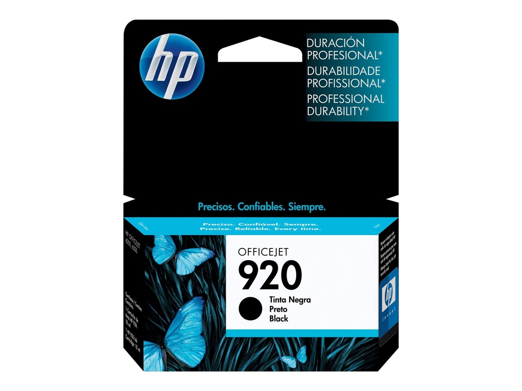 HP 920 - Negro - original - cartucho de tinta - para Officejet 4500 G510, 6000, 6000 E609, 6500, 6500 E709, 6500A E710, 7000 E809, 7500