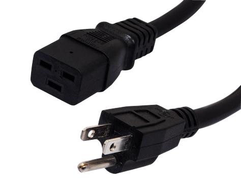 HPE - Cable de alimentación - NEMA L6-20 (M) a IEC 60320 C19 - CA 250 V - 3.66 m - para ProLiant XL270d Gen10, XL270d Gen10 for HPE Ezmeral Container Platform