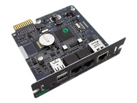 APC Network Management Card 2 with Environmental Monitoring - Adaptador de administración remota - 100Mb LAN - 100Base-TX - negro - para P/N: SMTL1000RMI2UC, SMTL750RMI2UC, SMX2KR2UNCX145, SRT1000XLJ, SRT1500XLJ, SRT2400XLJ