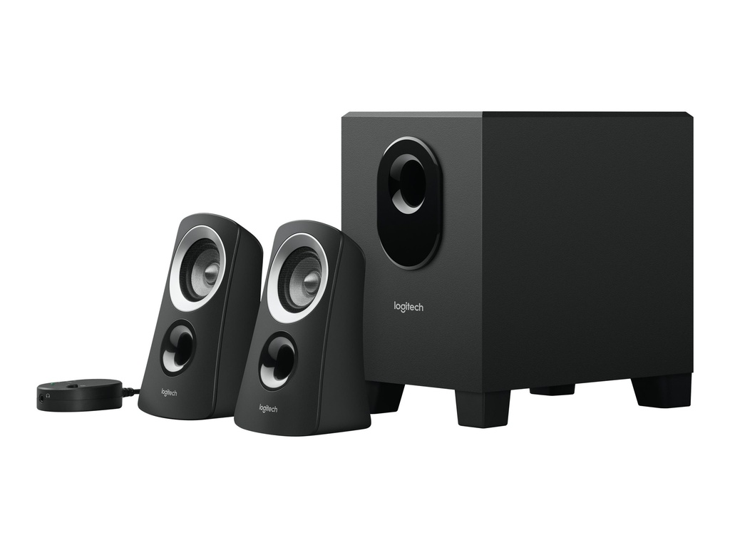 Logitech Z-313 - Sistema de altavoces - para PC - canal 2.1 - 25 vatios (Total)