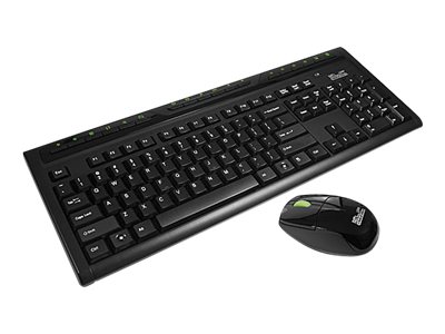 Klip Xtreme KKW-110S Multimedia Combo - Juego de teclado y ratón - inalámbrico - 2.4 GHz - español