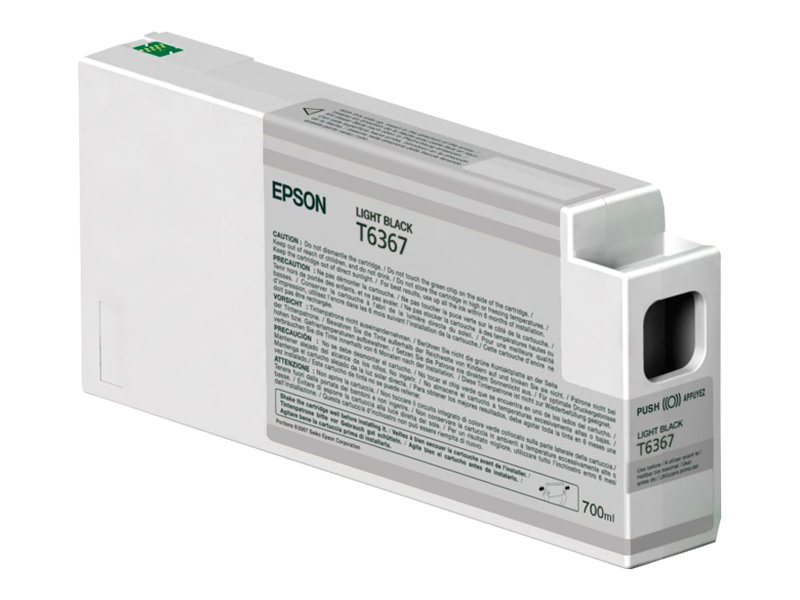 Epson UltraChrome HDR - 700 ml - negro claro - original - cartucho de tinta - para Stylus Pro 7890, Pro 7900, Pro 9890, Pro 9900, Pro WT7900