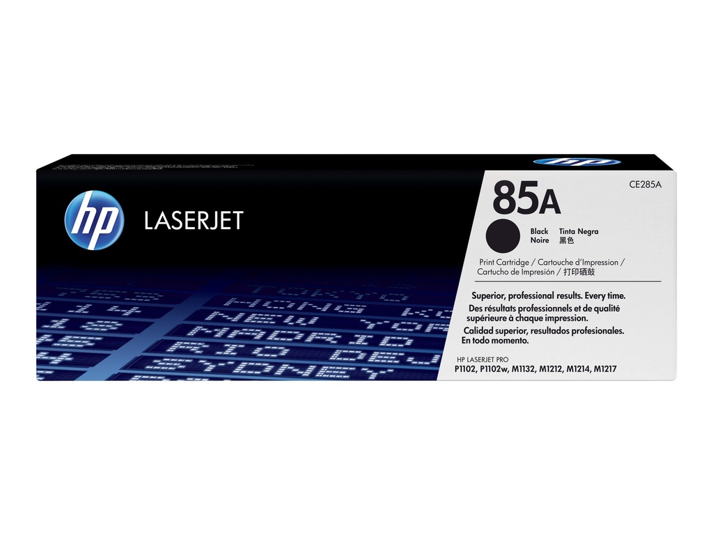 HP 85A - Negro - original - LaserJet - cartucho de tóner (CE285A) - para LaserJet Pro M1132, M1136, M1212, M1217, P1102, P1104, P1106, P1107, P1108, P1109