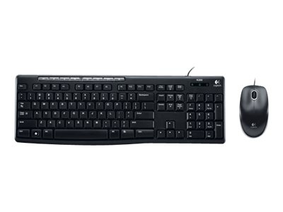 Logitech Media Combo MK200 - Juego de teclado y ratón - USB