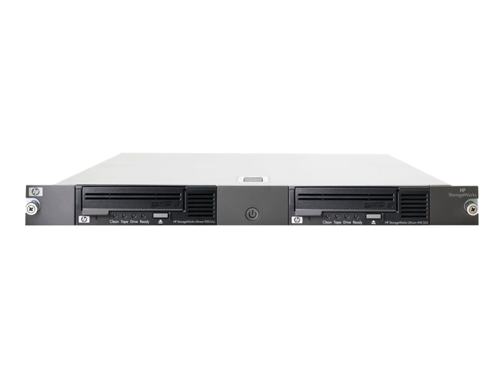 HPE StorageWorks SAS Rack-Mount Kit - Caja de almacenamiento - montaje en bastidor - 1U - para LTO-4 Ultrium; LTO-5 Ultrium; ProLiant DL360p Gen8, DL380p Gen8; Ultrium 448, 920