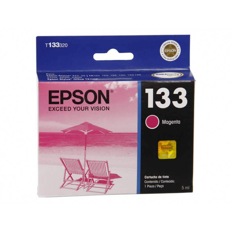 Epson 133 - 5 ml - magenta - original - cartucho de tinta - para Stylus NX130, NX230, NX430, T22, T25, TX120, TX123, TX130, TX133, TX135, TX235, TX430