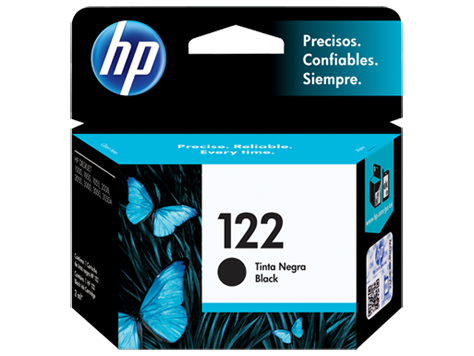 HP 122 - Negro - original - cartucho de tinta - para Deskjet 1010, 10XX J410, 1512, 2050 J510, 2050A J510, 2054A J510, 25XX; Envy 4502