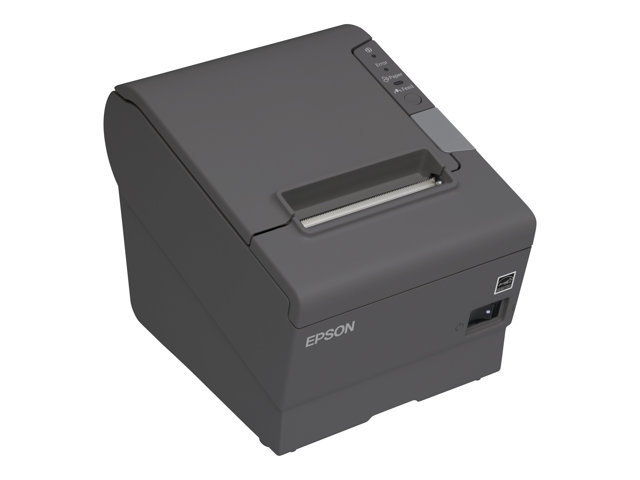 Epson TM T88V - Impresora de recibos - monocromo - línea térmica - rollo 8 cm - hasta 300 mm/segundo - USB, serial