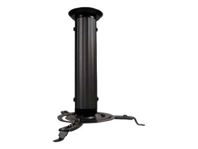 Klip Xtreme KPM-410B - Mount (montaje en techo inclinado/giratorio, columna) para proyector - aluminio, acero - negro - se puede instalar en el techo