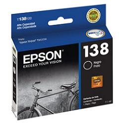 Epson 138 - Negro - original - cartucho de tinta - para Stylus NX230, NX430, NX635; WorkForce 435, 525, 545, 60, 625, 63X, 645, 7010, 75XX, 84X
