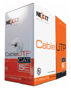 Nexxt - Par trenzado sin blindar UTP Cat5e - 305 m - Negro