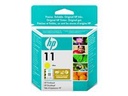 HP 11 - 28 ml - amarillo - original - cartucho de tinta - para Business Inkjet 1000, 1100, 1200, 2300, 2800; DesignJet 11X, 70; Officejet Pro K850