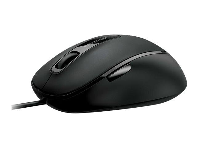 Microsoft Comfort Mouse 4500 for Business - Ratón - diestro y zurdo - óptico - 5 botones - cableado - USB - negro, antracita