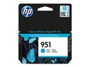 HP 951 - Cián - original - cartucho de tinta - para Officejet Pro 251, 276, 8100, 8600, 8600 N911, 8610, 8615, 8616, 8620, 8625, 8630, 8640