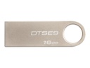 Kingston DataTraveler SE9 - Unidad flash USB - 16 GB - USB 2.0 - champaña