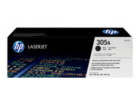 HP 305A - Negro - original - LaserJet - cartucho de tóner (CE410A) - para LaserJet Pro 300 color M351a, 300 color MFP M375nw, 400 color M451, 400 color MFP M475