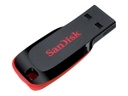 SanDisk Cruzer Blade - Unidad flash USB - 32 GB - USB 2.0 - rojo, negro elegante