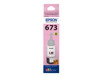 Epson T673 - Magenta claro - original - recarga de tinta - para Epson L1800, L800, L805, L810, L850