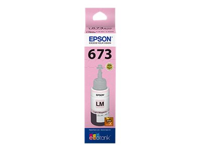 Epson T673 - Magenta claro - original - recarga de tinta - para Epson L1800, L800, L805, L810, L850