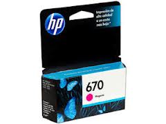 HP 670 - Magenta - original - Ink Advantage - cartucho de tinta - para Deskjet Ink Advantage 3525, Ink Advantage 4615, Ink Advantage 4625, Ink Advantage 5525