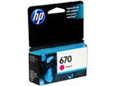 HP 670 - Magenta - original - Ink Advantage - cartucho de tinta - para Deskjet Ink Advantage 3525, Ink Advantage 4615, Ink Advantage 4625, Ink Advantage 5525