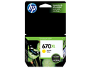 HP 670XL - Alto rendimiento - amarillo - original - Ink Advantage - cartucho de tinta - para Deskjet Ink Advantage 3525, Ink Advantage 4615, Ink Advantage 4625, Ink Advantage 5525