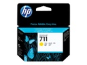 HP 711 - 29 ml - amarillo - original - DesignJet - cartucho de tinta - para DesignJet T100, T120, T120 ePrinter, T125, T130, T520, T520 ePrinter, T525, T530