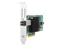HPE 81E - Adaptador de bus de host - PCIe 2.0 x4 / PCIe x8 perfil bajo - 8Gb Fibre Channel - para Modular Smart Array 1040, 2040; ProLiant DL360e Gen8, DL370 G6, DL385p Gen8, SL210t Gen8