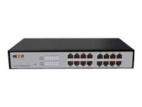 Nexxt ASFRM164U1 - Conmutador  - 16 x 10/100 - Montable en Rack