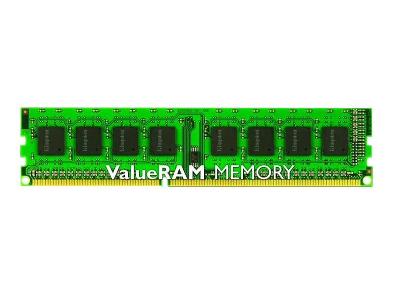 Kingston ValueRAM - DDR3 - módulo - 4 GB - DIMM de 240 espigas - 1333 MHz / PC3-10600 - CL9 - 1.5 V - sin búfer - no ECC