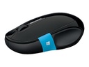 Microsoft Sculpt Comfort Mouse - Ratón - óptico - 3 botones - Bluetooth - negro - para Surface Pro