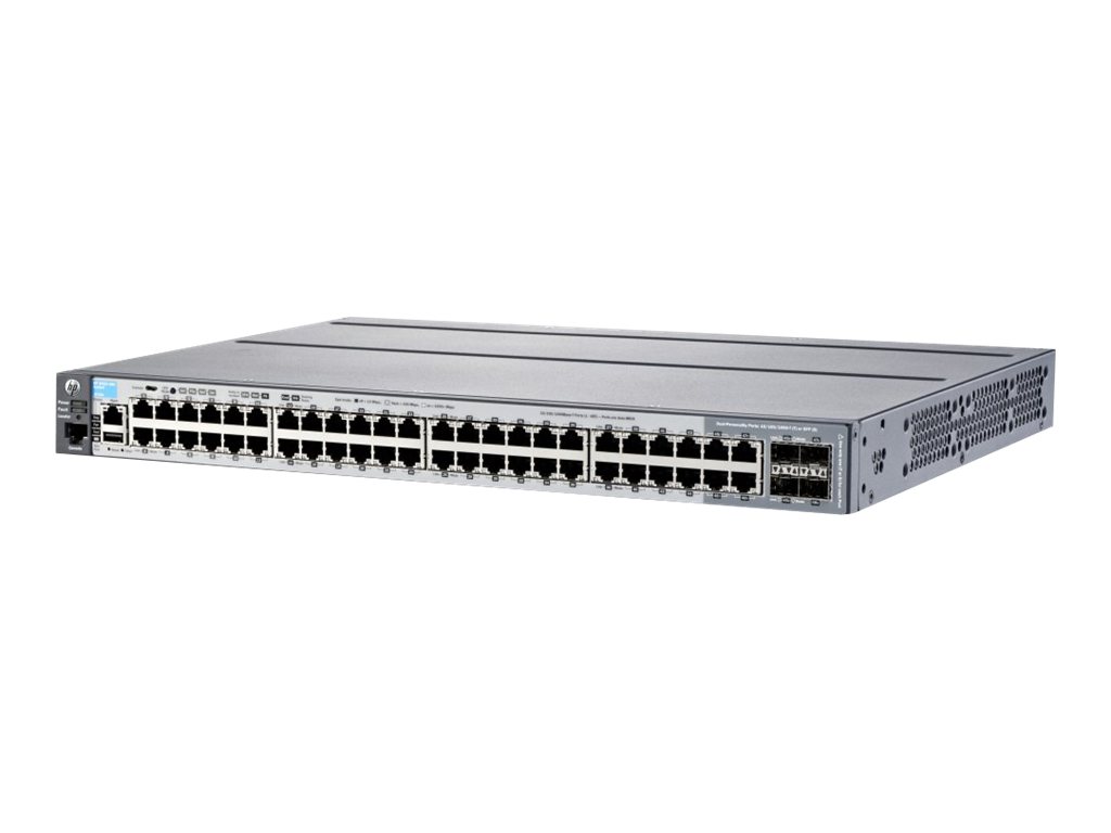 HPE Aruba 2920-48G - Conmutador - L3 - Gestionado - 44 x 10/100/1000 + 4 x Gigabit SFP combinado - montaje en rack