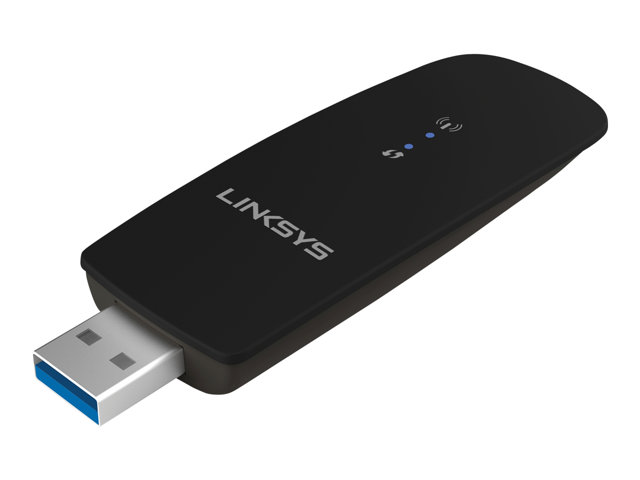 Linksys WUSB6300 - Adaptador de red - SuperSpeed USB 3.0 - 802.11b, 802.11a, 802.11g, 802.11n, 802.11ac - 2 años de garantía 