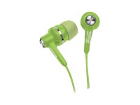 Klip Xtreme KSE-105 - Auriculares internos - en oreja - cableado - conector de 3,5 mm - verde