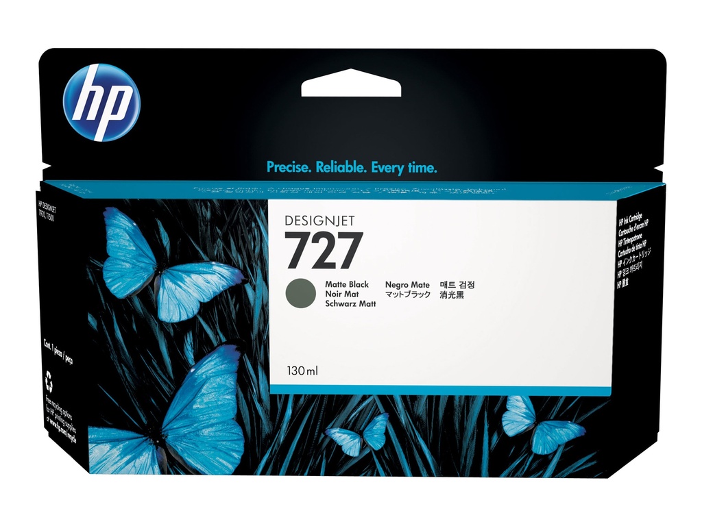 HP 727 - 130 ml - negro mate - original - DesignJet - cartucho de tinta - para DesignJet T1500, T1530, T2500, T2530, T920, T930