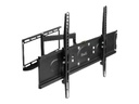 Klip Xtreme KPM-885 - Kit de montaje (placa de contacto, abrazadera de interfaz, brazo articulado doble) para LCD / panel de plasma - acero con pintura electrolítica - negro - tamaño de pantalla: 26"-55" - interfaz de montaje: hasta 600 x 400 mm