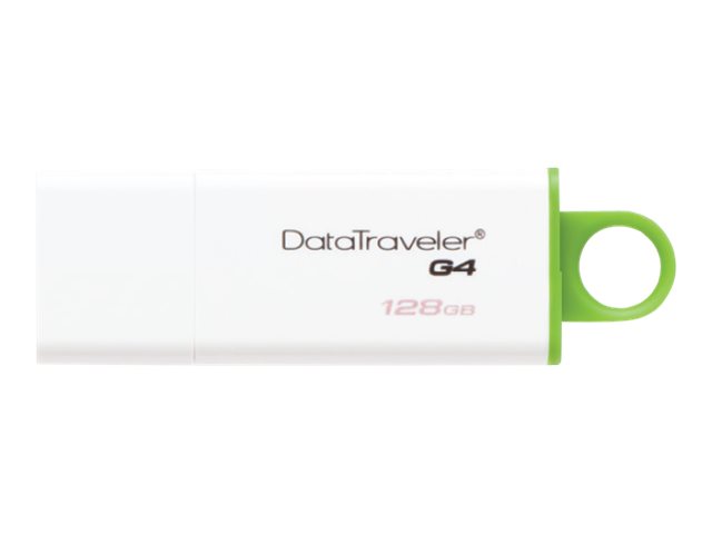 Kingston DataTraveler G4 - Unidad flash USB - 128 GB - USB 3.0 - verde